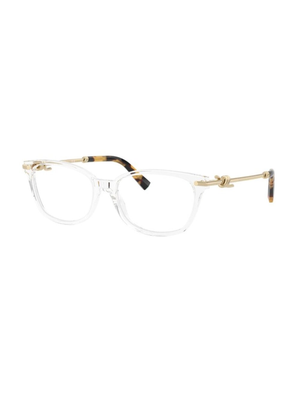 Tiffany Eyeglasses TF2207F 8047 Glasses Crystal Clear Silver 54mm with Case